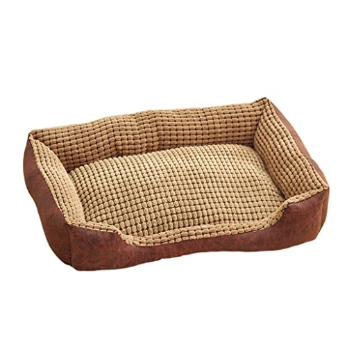 Latted Hundekasten Matte Vier Jahreszeiten vorhanden Katze Bett Pet Matte Kleiner großer Hund Winter Warme Hundebedarf Bett Pet Box Matratze (Color : A, Size : M) von CHENMIAOMIAO