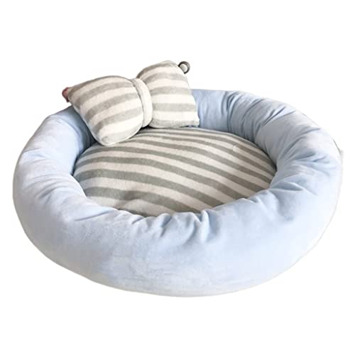 Sommer Zwinger Four Seasons Universal Haustier Schlaf Pad Hundebett Weiche Katze Kennel Haustier liefert Nichtabnehmbare niedliche schlafende Schlaf Pad Pet Kennel (Color : B, Size : M) von CHENMIAOMIAO