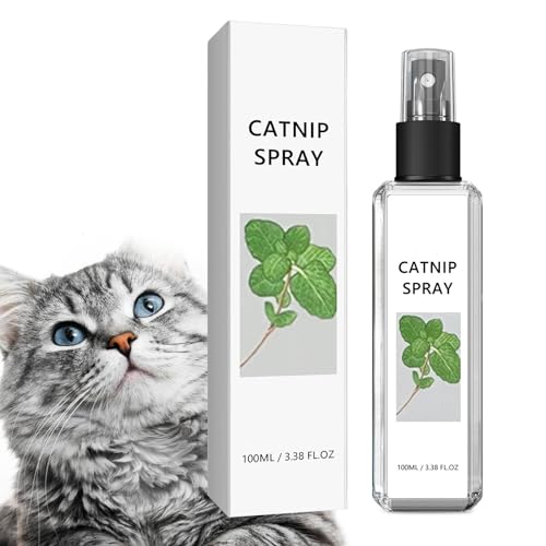 100ml Herbal Cat Joy, Kräuterspray für Katzen, Katzenminze-Spray für Katzen, Katzenkratzspray-Nebel, Katzentrainingsspray mit Katzenminze, Catnip Spray für Katzen von CHENRI