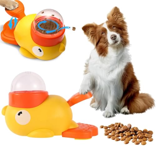 2-in-1 Interactive Dog Puzzle Toy & Slow Feeder, 2-in-1 Interaktives Hundespielzeug & Langsam Feeder, hundespielzeug Intelligenz, Ente Slow Feeder für Hunde, Intelligenzspielzeug für Hunde von CHENRI