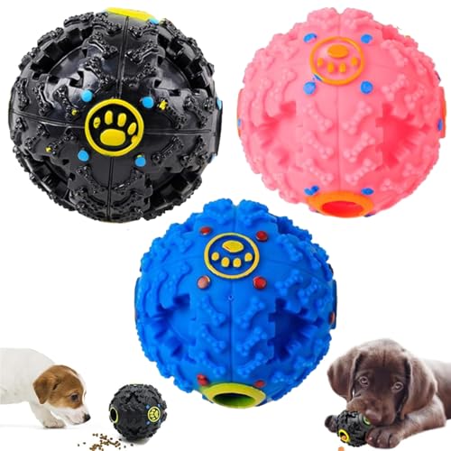 CHENRI 3 Stück Vetlora Dog Ball, Pawcia Ball, Vetlora Hundeball, Hundespielzeug Ball, Quietschendes interaktives Kauspielzeug, Hund Trainingsball, Interaktives Hundebälle für kleine mittlere Hunde von CHENRI