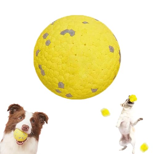 CHENRI The Mellow Dog Calming Ball, Hundeball Unzerstörbar, High Bounce Gummi Hundebälle, Dauerhaftes Hundespielzeug Ball, Interaktives Kauspielzeug für Kleine Mittelgroße Große Hunde (B) von CHENRI