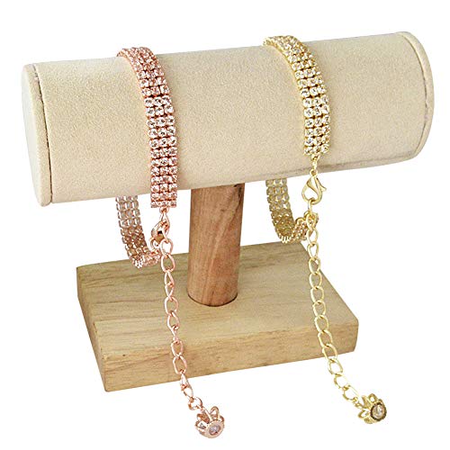 CHEPL Pet Halsband Halskette Haustier Halskette Bling Strass Halsband Einstellbare Haustier Halsbänder mit Kronenform Anhänger, für Small Medium Hunde Accessoires, Gold, Roségold M von CHEPL