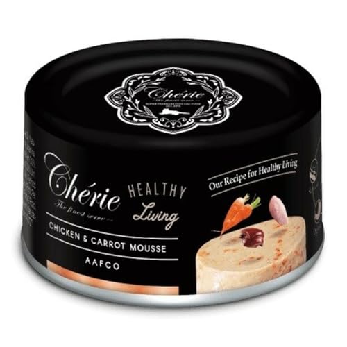 Chérie Premium - Serie Gesundes Leben - Mousse mit Huhn und Karotten 80g von CHÉRIE