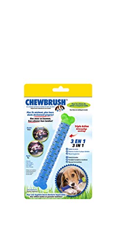 CHEWBRUSH SMALL Kauknochen, der die Zähne des Hundes putzt und reinigt – gesehen im Fernsehen von CHEWBRUSH