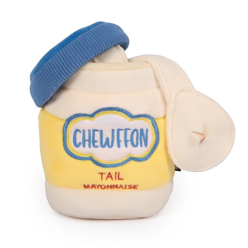 CHEWFFON Hundespielzeug, Interaktives Mayonnaise Jar Puzzle, Schnüffelspielzeug zur geistigen Stimulation, Verstecken Knistern Spielzeug für alle Hundegrößen von CHEWFFON