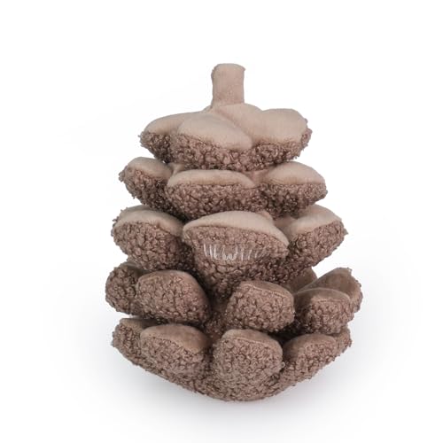 CHEWFFON Plush Pinecone Dog Toys-Interactive, Squeaky, Snuffle, Treat Dispensing, Nose Work Game for Small and Medium Dogs von CHEWFFON