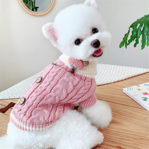 Winter Mops Kleidung Französische Bulldogge Kleidung Pudel Bichon Schnauzer Hund Outfit Mantel Dropshipping Haustier Kostüm Bekleidung (Color : A, Size : S Code) (AM Code) von CHEWO