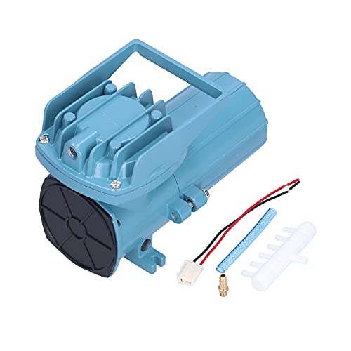 CHICIRIS Aquarium-Luftbelüftungspumpe, Sauerstoffpumpe, Aquarium-Luftpumpe DC 12 V, 18 W, Leise Aquarium-Luftpumpe für Aquakultur-Fisch-Hydrokultursystem von CHICIRIS