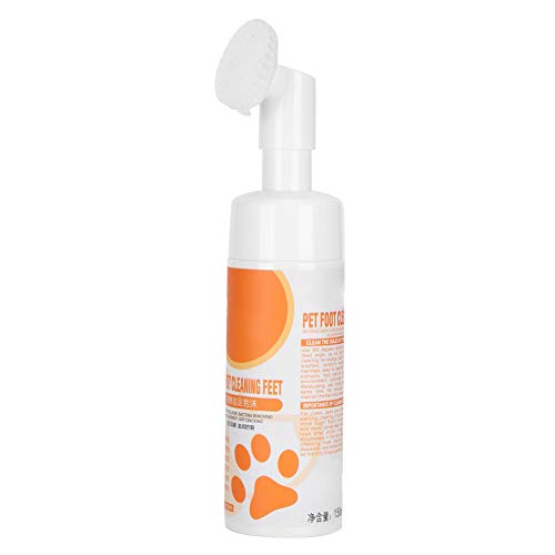 CHICIRIS Pet Foot No Wash Foam, Entfernen Sie Schuppen Degerming Dog Foot Cleaning Care, Welpen Pet Supplies für Dog Foot Cleaning Foam Paw Cleaner von CHICIRIS