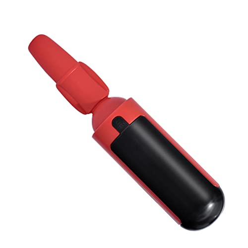 CHICIRIS Pet Hair Roller, Tragbarer Wiederverwendbarer Tierhaarentferner, Doppelseitiges Nylon-Bürstentuch mit Starkem Griff für Teppiche (Rot) von CHICIRIS