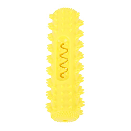 Vocal Molar Stick, Pfeife mit Klang, Humanisierung, Konvexe Molaren, Bissfestes Kau- und Beißspielzeug Zum Zähneputzen (Yellow) von CHICIRIS