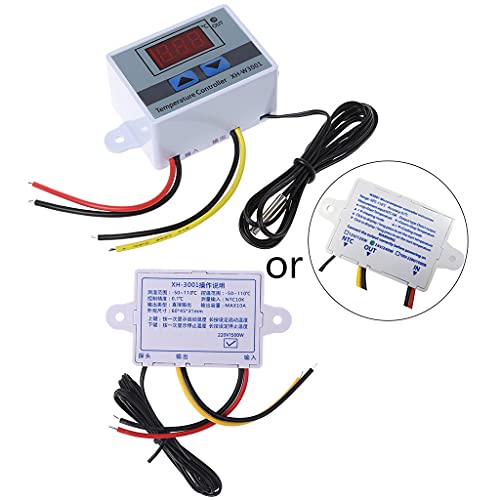 CHIZISX Digitaler Temperaturregler, 220 V, verstellbar, für Haustier-Inkubator, zum Füttern von CHIZISX