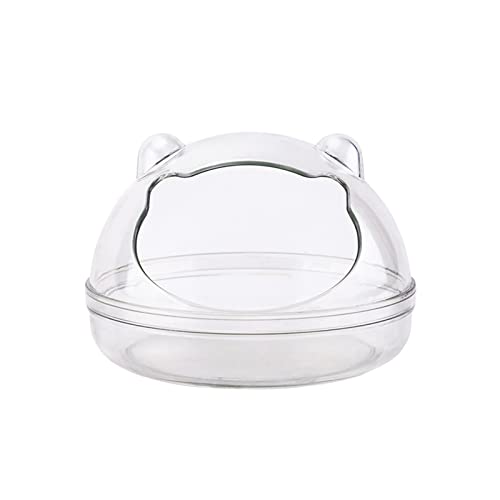 CHIZISX Hamster-Badezimmer-Behälter, transparent, Sandkasten für kleine Haustiere, Tiere, Chinchilla, Rennmäuse, mehrere Größen von CHIZISX