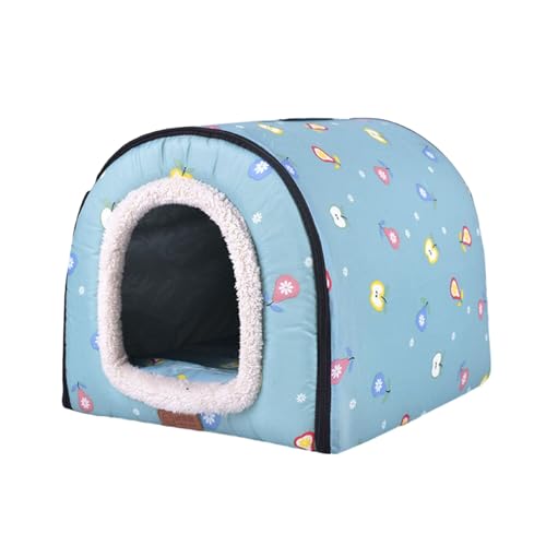 CHIZISX Katzenbett, Katzenbett für den Innenbereich, für kleine Hunde, warmes Bett, Haustierzelt, Bett, Kätzchenhöhle, dickes Kissen, für den Innenbereich von CHIZISX