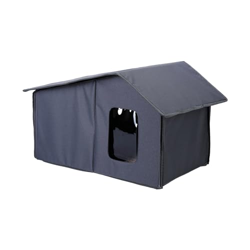 CHIZISX Katzenbett, Katzenzelt, Bett für Outdoor-Hunde, großes Unterschlupf, Haus, Tipi-Zelt, Foto-Requisiten, wasserdicht, faltbarer Unterstand von CHIZISX