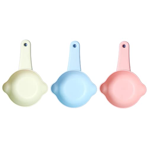 CHIZISX Tiernahrung Scooper Hundefutter Für Katzenfutter Löffel Multi Funktion Scoops Sichere PP Tasse Für Vogel Kaninchen Zufällige Farben von CHIZISX