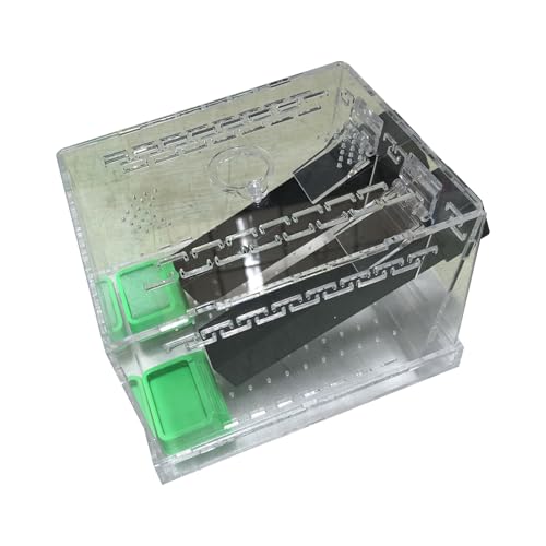 Keeper Tanks mit Kotschublade und Futterzubehör für Spinnen, Reptilien, abnehmbarer Deckel, Cricket-Tanks Keeper Tanks mit Kotschublade und Futterzubehör für Spinnen, Reptilien, abnehmbarer Deckel, Cricket-Tanks von CHIZISX