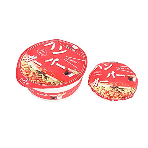 Instant Cup Noodle Dog Cat Pet Sleeping Comfortable Cat Soft Bed Kennel Portable Indoor Ramen Warm Winter Kitten and Puppy Nest 0-7.5kg (50cm) A von CHNNO1