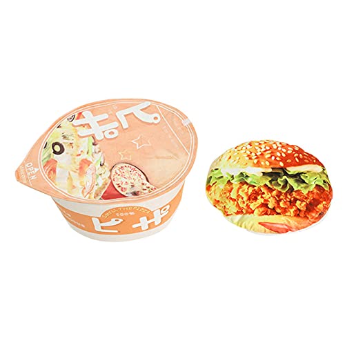 Instant Cup Noodle Dog Cat Pet Sleeping Comfortable Cat Soft Bed Kennel Portable Indoor Ramen Winter Warm Cat and Puppy Nest 0-7.5kg (50cm) B von CHNNO1