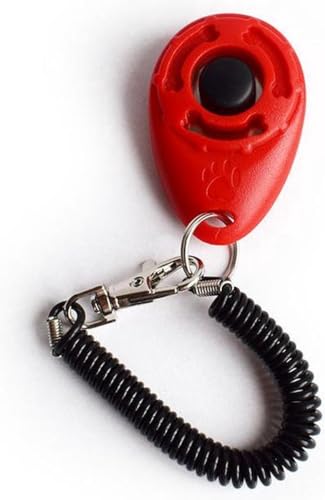 CHPN - Clicker - Hundetrainer - Hundetraining - Animal -Freundliche Hundetraining - Clicker - Rot - Universal von CHPN