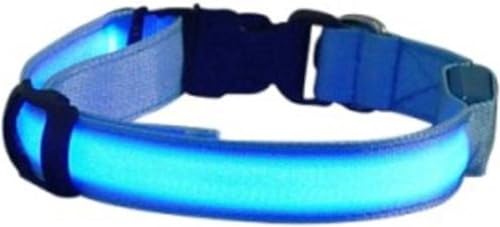 CHPN - LED -Nackenband - Hundekragen - Kragen - Blau - S - 35-43 cm Pet Peal - Kragen von CHPN