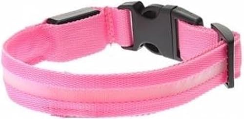 CHPN - LED -Nackenband - Hundekragen - Renin - Pink - M - 35-43 cm Haustierpeal - Kragen von CHPN