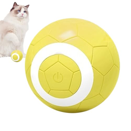 CHROX Rollball-Hundespielzeug, 54 G, Langlebiger, Intelligenter, Beweglicher Hundeball, Hochwertiger, Sich Selbst Bewegender Haustierball Gegen Langeweile, Verbesserung Der Gesundheit von CHROX