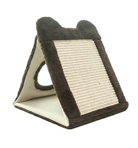 Kratzpappe Für Katzen Pet Toy Folding Cat Sisal Scratcher Cat Self-Hey Interaktives Katzenstreu Kratzfestes Haustierzubehör Kratzbretter Katze von CHUNXVLI