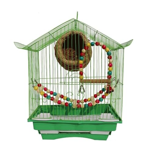 Papageienkäfig Stabile Vogelkäfige Retro-Vogelkäfig Aus Schmiedeeisen Mit Rollständer, Langlebiger Vogelhäuschenträger Für Mittelgroße Vögel Für Drinnen Draußen Papageienkäfig Stabile Vogelkäfige Retro-Vogelkäfig Aus Schmiedeeisen Mit Rollständer, Langlebiger Vogelhäuschenträger Für Mittelgroße Vögel Für Drinnen Draußen von CHUNXVLI