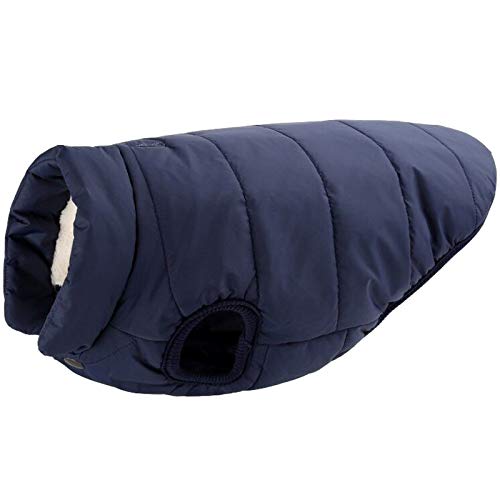 Haustier-Jacke für mittelgroße und große Hunde, wasserabweisend, winddicht, Schneeanzug, Haustierbekleidung (2XL, Marineblau) von CHYIR