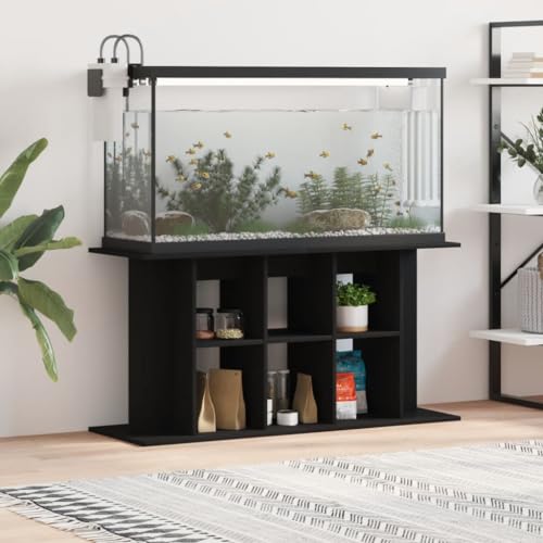 CIADAZ Aquariumständer Schwarz 100x40x60 cm Holzwerkstoff, Aquarium Unterschrank, Aquarium Schrank, Aquariumschrank, Aquarium Tisch, Aquarium Stands von CIADAZ