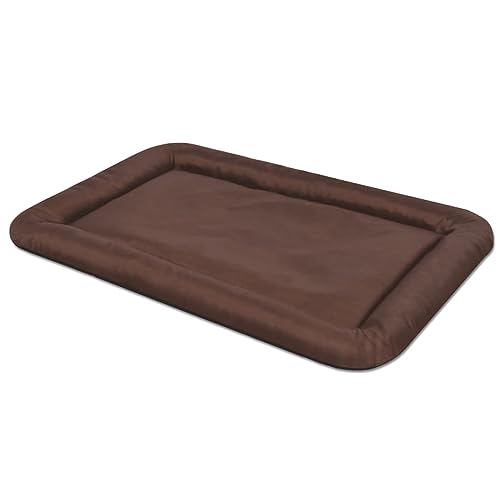 CIADAZ Hundebett, Hundekissen, Katzenbett, Dog Bed, Hunde Bett, Katzensofa, Hundecouch, Petbett Hunde, Größe L Braun von CIADAZ