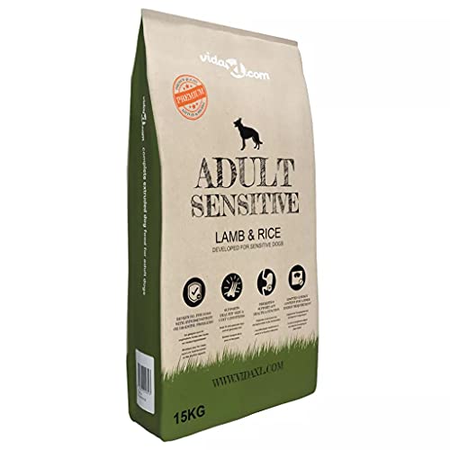 CIADAZ Premium-Trockenhundefutter Adult Sensitive Lamb & Rice 15 kg, Hundefutter Trocken, Dog Food, Hundefutter Aufbewahrung von CIADAZ