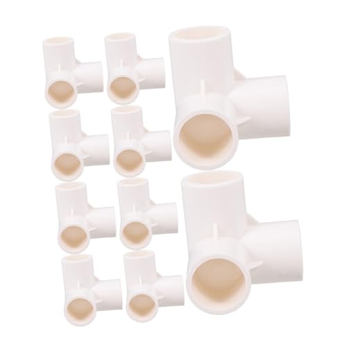 CIMAXIC 10 Stück Rohrverbinder, Schlauchanschlüsse, Rohrkupplungen, PVC-anschlüsse, Wasseranschlüsse, Adapter, Schlauchzubehör, Rohradapter von CIMAXIC