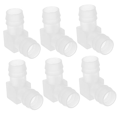 CIMAXIC 6er Set L Förmige Schlauchverbinder Winkelanschlüsse Für 16mm Schläuche Ideal Für Garten Aquarien Und Teichanwendungen Robuste Schlauchverbindungen von CIMAXIC