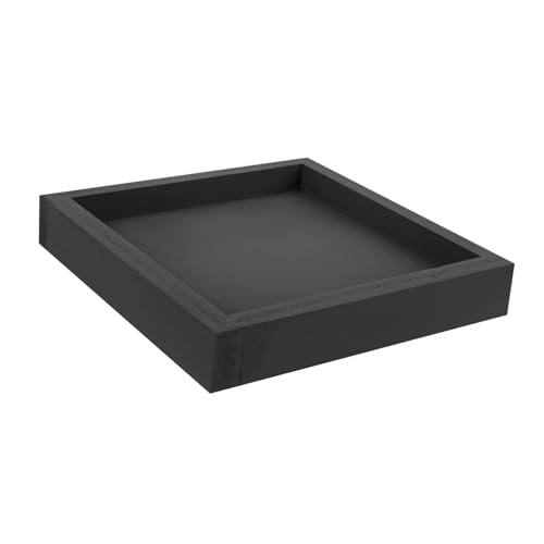 CIMAXIC Blumentopf Tablett Aufhänger Aquarium Glühbirnen Hortensien Pflanzen Tropfset pflanztablett Pflanzen untertopf Tabletts für Blumentöpfe Abtropfschalen für Topfpflanzen PVC Black von CIMAXIC