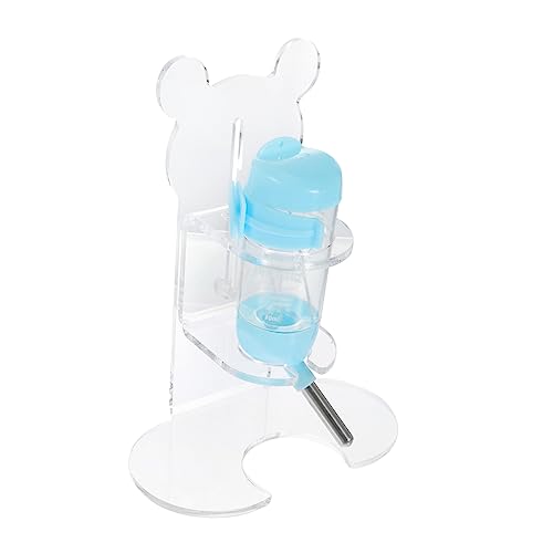 1 Satz Hamster Flaschenhalter Spenderstation für Haustiere Kaninchen-Wasserflasche zum Aufhängen Hamster trinkflasche Hamster Drinking Bottle Wasserspender für Haustierkäfige Acryl CIYODO von CIYODO