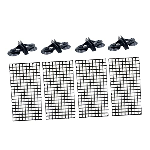 CIYODO 4pcs Fisch Tank Trennwände Gitter Aquarium Grid Trennwand Isolation Panel Für Schwarz 30x15cm von CIYODO