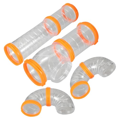 CIYODO 1 Satz Hamsterpfeifen-Set DIY-Verbindungstunnel Außenrohr für Hamsterkäfig Meerröhre Hamsterrohr-Set DIY Hamster Käfig Zubehör Hamster-Tunnelröhre Hamsterkäfig DIY Tunnel Plastik von CIYODO