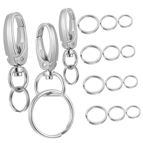 CIYODO 1 Satz Hundeknopf Erkennungsmarken Clip Für Hundeschnallen Clips Für Halsband Haustier Id Namensschild Clip Halter Edelstahl Erkennungsmarken Clip Hundemarken von CIYODO