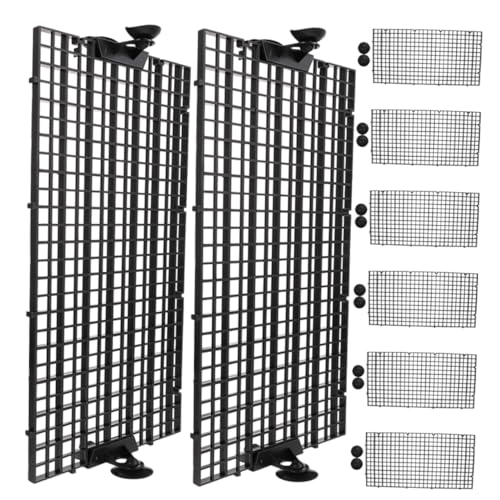 CIYODO 1 Satz Isolationsplatte Für Fischbecken Aquarienteiler Aquarium Bord Bodenwanne Für Aquarienfilter Aquarienplatte Aquarium-trennwand Aquariengitter-isolationsplatte Fischteiler PVC von CIYODO