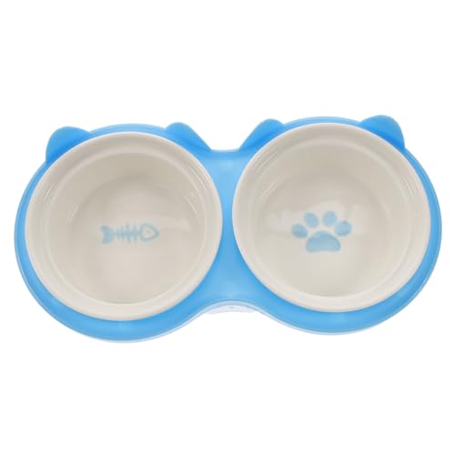 CIYODO 1 Satz Katzennapf aus Keramik Boden katzennapf Hundefutter Futternapf mit Gestell Welpe katzenfutter pet Bowl Hundenäpfe Katzennäpfe bequemer Fressnapf Futternapf für Katzen von CIYODO