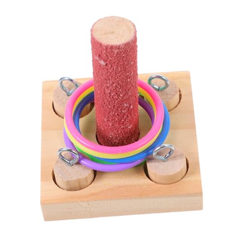 CIYODO Papageien-Puzzle-Spielzeug Lernspielzeug Für Vögel Holzblock-Puzzle-Spiel Für Papageien Papageien-trainingsset Vogelspielzeug von CIYODO