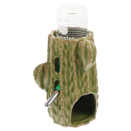 CIYODO 1 Satz Wasserflasche Für Hamster Chinchilla-Accessoire Hasenkäfige Praktische Hamsterflasche Haushaltswasserspender Kleine Tier Wasserflasche Wasserspender Für Kaninchen Keramik von CIYODO