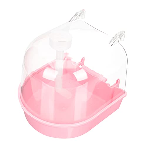 CIYODO 1 Set Box Papageien Badewanne Vogelkäfig Zubehör Volierenkäfig Outdoor Vogelreinigungsbecken Haustier Spielzeug Vogel Badewürfel Clip On Vogelbad Hängende Badewanne Für von CIYODO