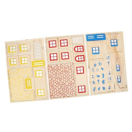 CIYODO 1 Set Hamsterhaus Kleine Haustierhütte Hamsterschloss Hamsterspielburg Heimdekoration Hamstervilla Mehrschichtig Rattenzimmer Kleintierhütte Hamsterversteckhaus von CIYODO