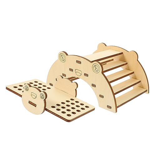 CIYODO Hamster Spielzeug Holz Wippe Brücke Set Verbessern Haustier Aktivität Einzigartige Pet Decor von CIYODO