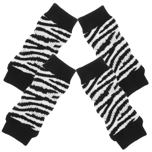 CIYODO 1 Set Hundesocken Hundebeinmanschette Um Das Lecken Zu Stoppen Hundegamaschen Zebra Elastische Socken Für Hunde Welpen Gamaschenstrumpfhosen Beinlinge Für Tiere von CIYODO