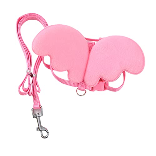 CIYODO 1Stk Haustierleine gurtstopper gurtschoner Außenleinen für Hunde Laufgeschirr für Enten Kette Seil Gehgeschirr für Haustiere Haustierbedarf für den Außenbereich Nylon-Material Rosa von CIYODO